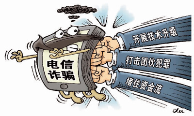 组合拳。徐骏作（新华社发）